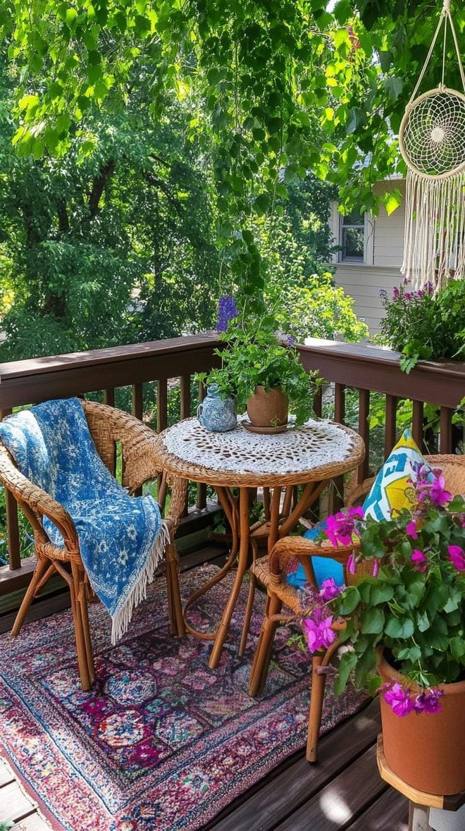 15. Small Apartment Patio Filled with Plants - photo 2