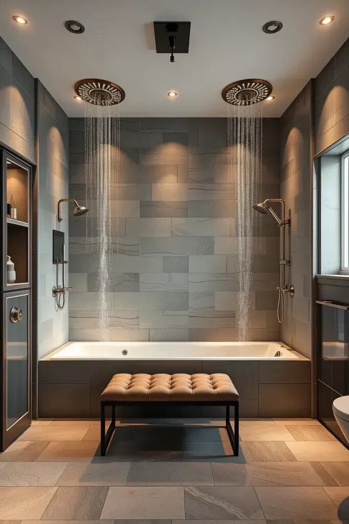 Double Rainfall Showers for a Spa Day at Home - photo 2