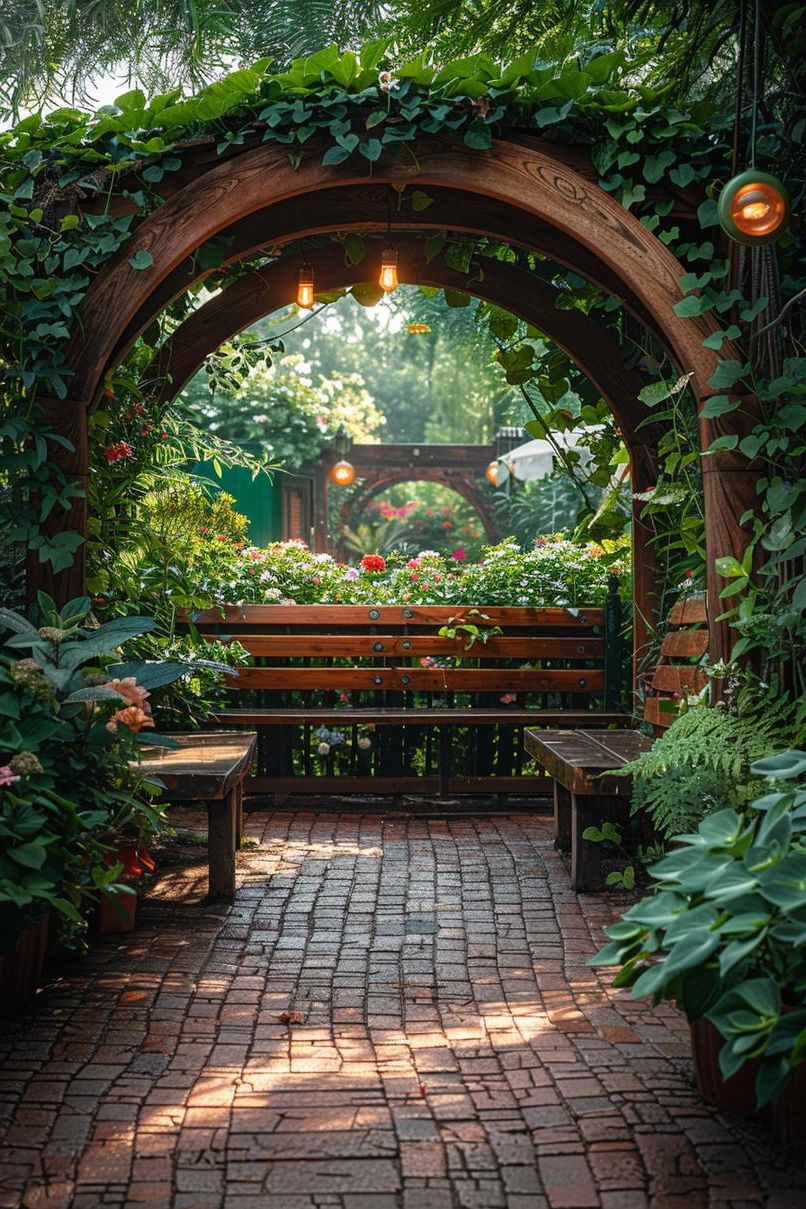 7. Ivy-Covered Secret Garden Nook