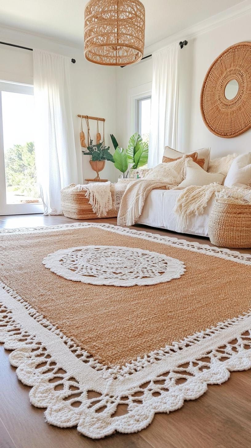 9. Layer Jute And Wool Rugs - photo 2
