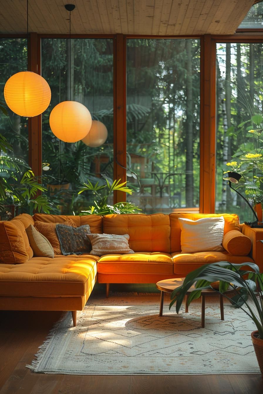 4. Organic Mid-Century Modern Living Room - photo 2
