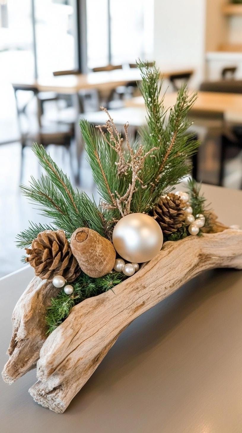 13. Silvery Driftwood Display - photo 3