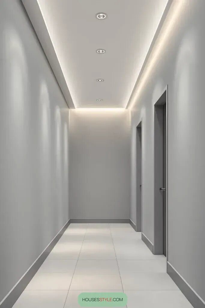 Fresh Paint Ideas for Long Hallways
