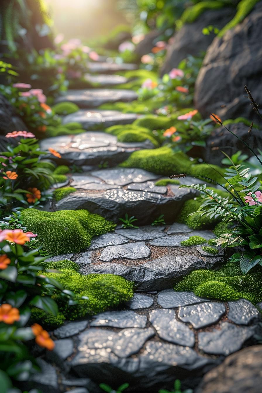 19. Woodland-Themed Flagstone Patio Retreat - photo 2