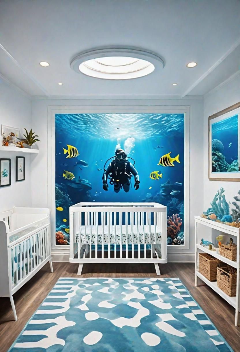 55. Underwater Nursery Theme Design