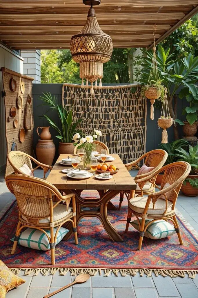 Boho-Chic Looks For Outdoor Dining - photo 2