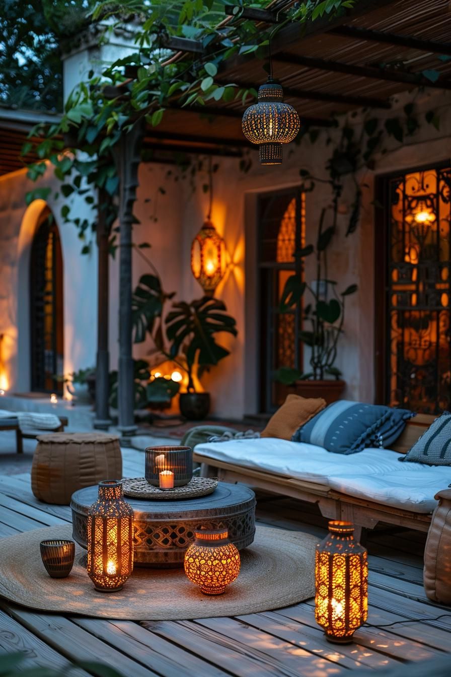 6. Exquisite Moroccan Lanterns for Boho Patio