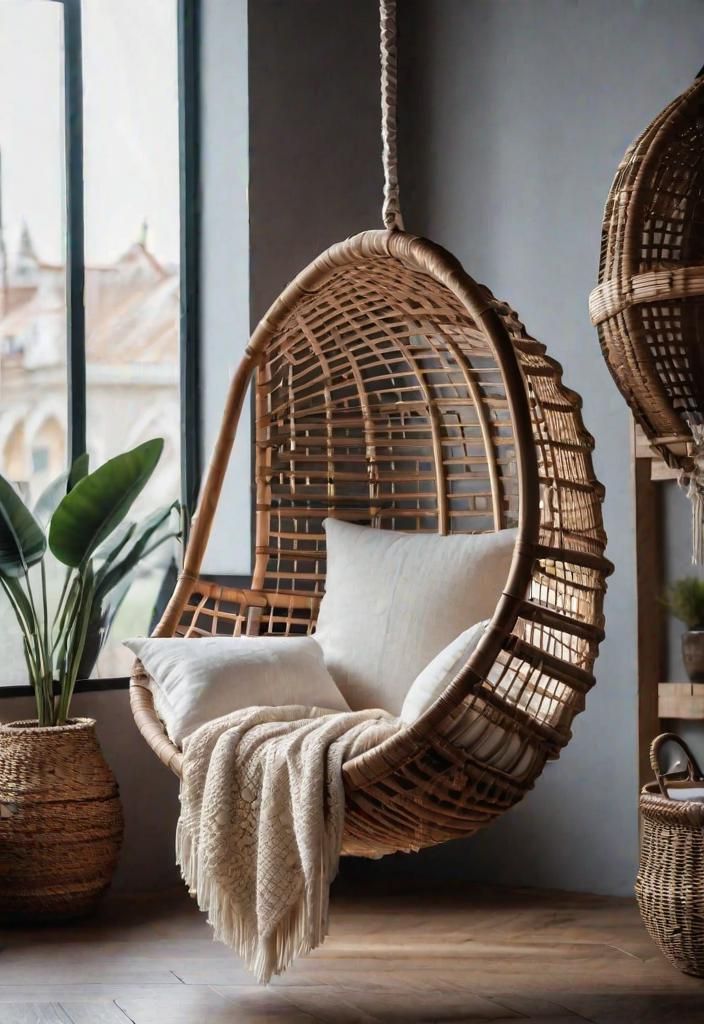 7. Boho Hanging Chair Bliss