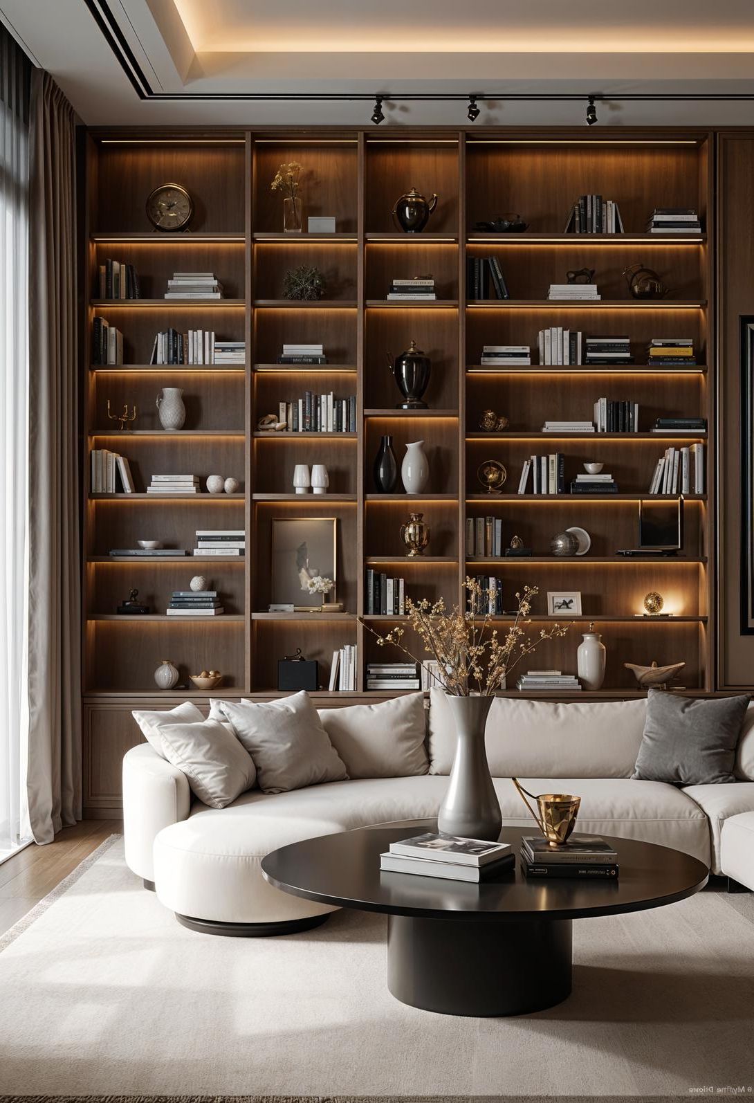 17. Creative Wall-Integrated Bookshelf Designs - photo 2