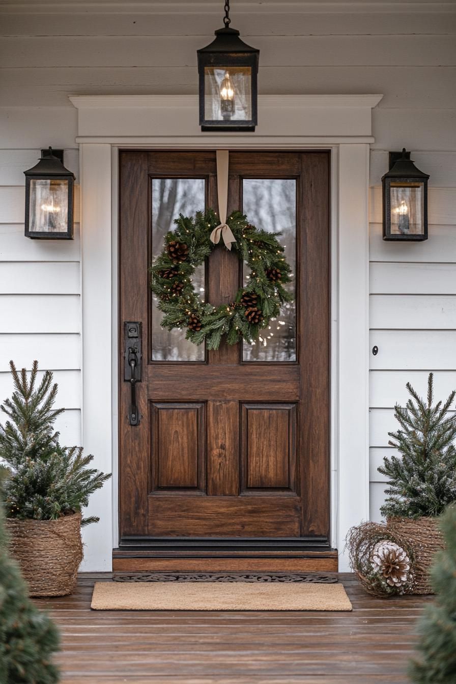 3. Simple, Elegant Christmas Wreaths
