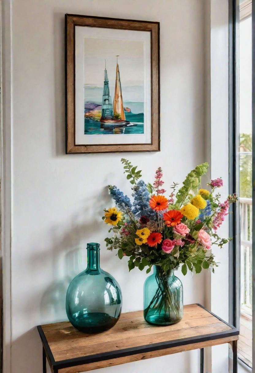 30. Glass Bottle Vase Ideas