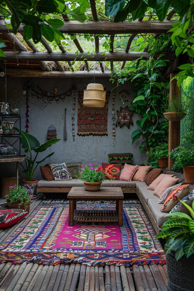 1. Thrifted Boho Seating for Patios - photo 2