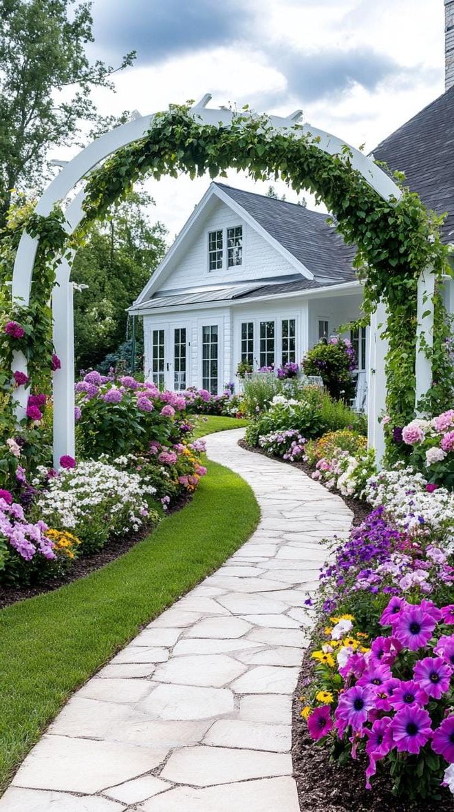 12. Cottage-Style Garden Retreat Ideas
