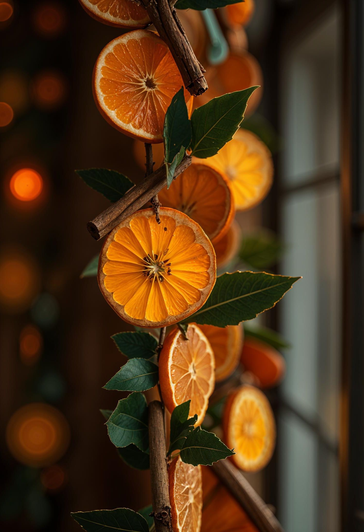 1. Festive Citrus Garland DIY - photo 2