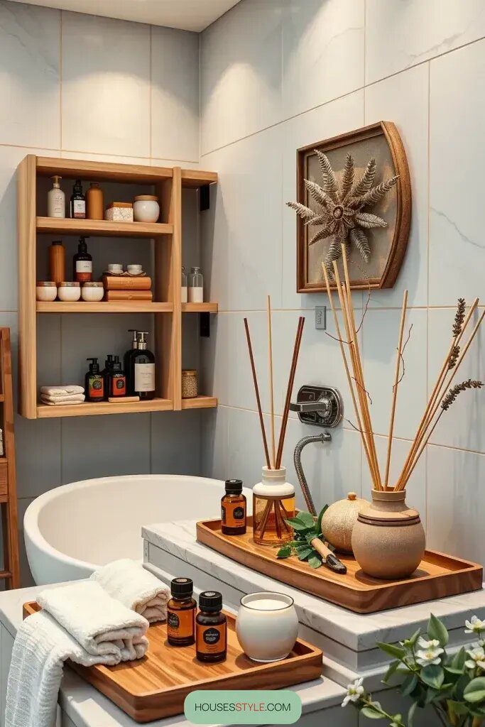 Add Calming Aromatherapy Touches