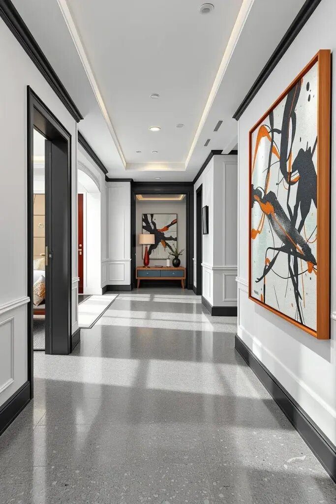 Contemporary Flooring Materials for Hallways