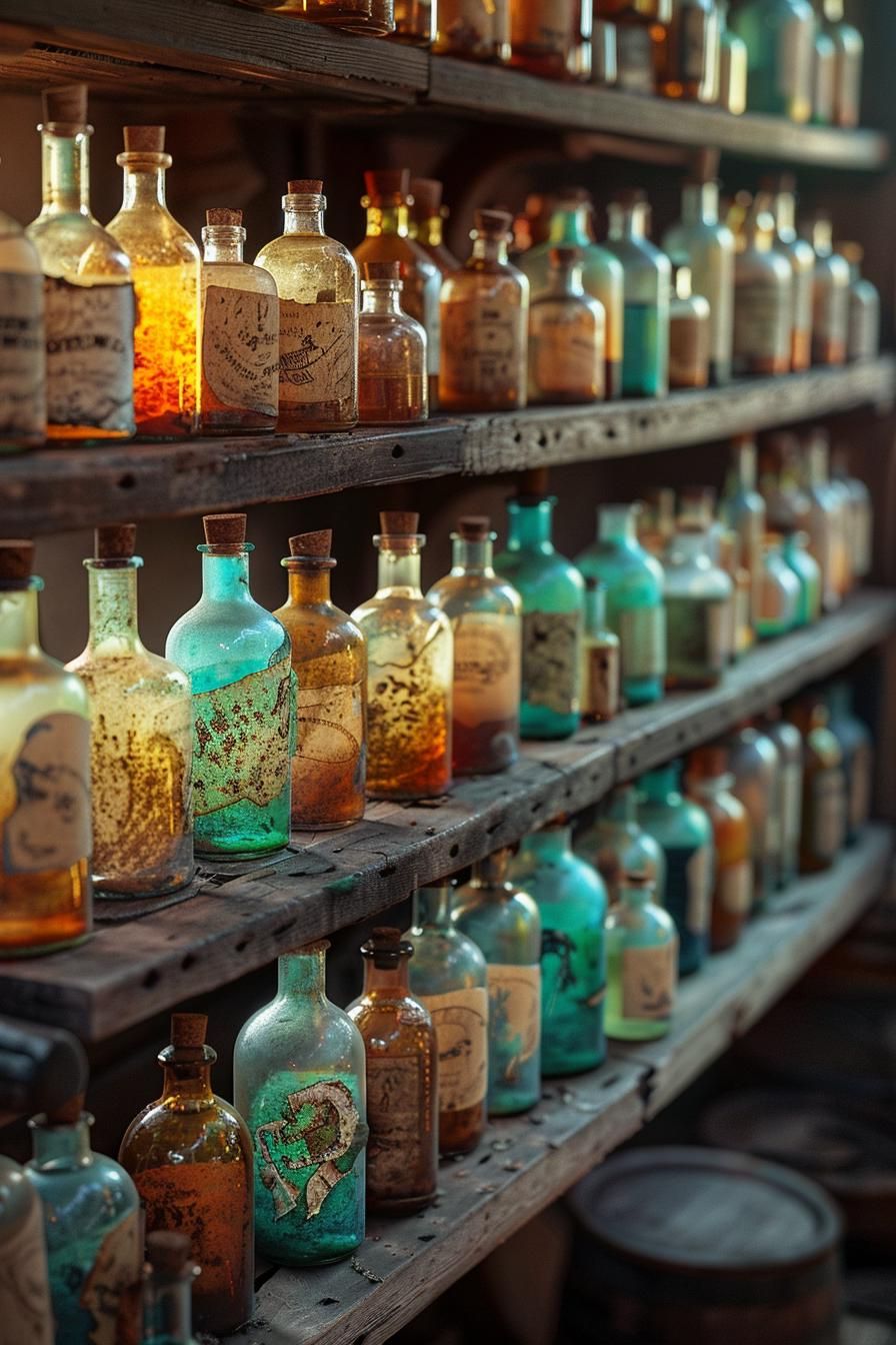 14. Vintage Potion Bottle Ideas