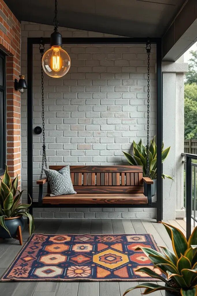 Industrial Metal Swings With Bold Movement