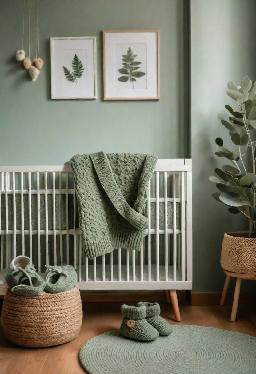 28. Sage Green Knitwear for Newborns - photo 2