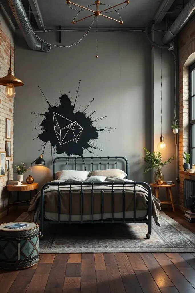 Spray Paint Stencil Wall Art - photo 2