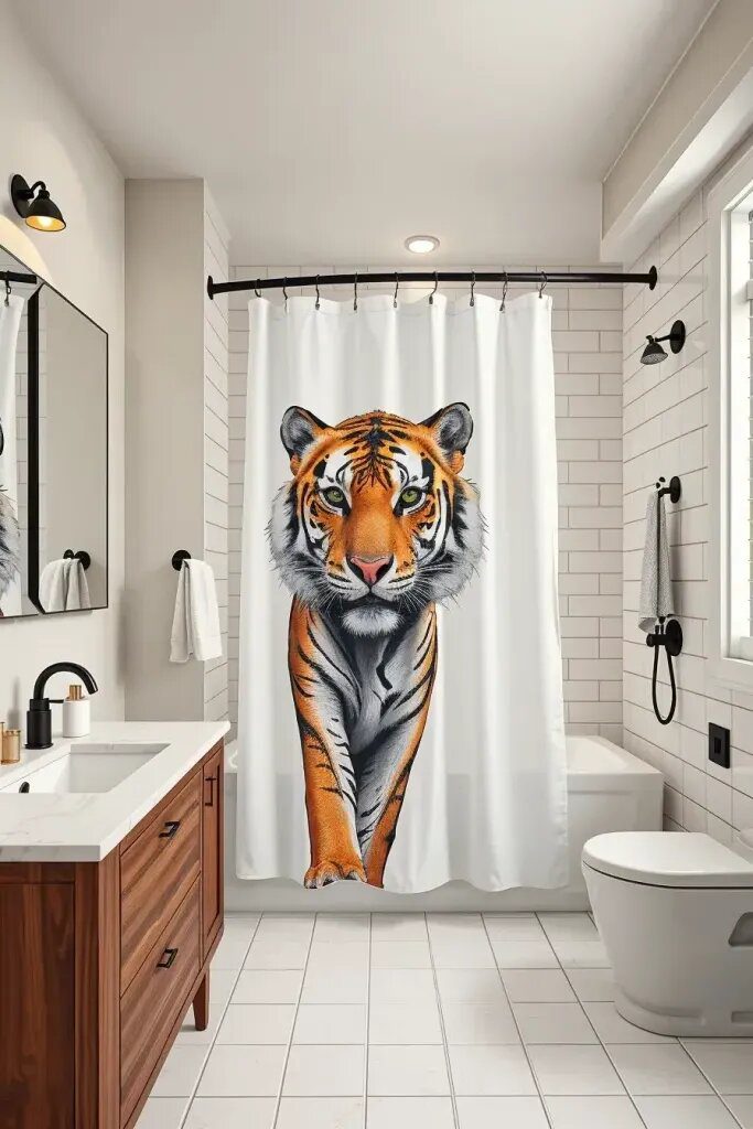 Wildlife-Inspired Shower Curtains That Wow - photo 2