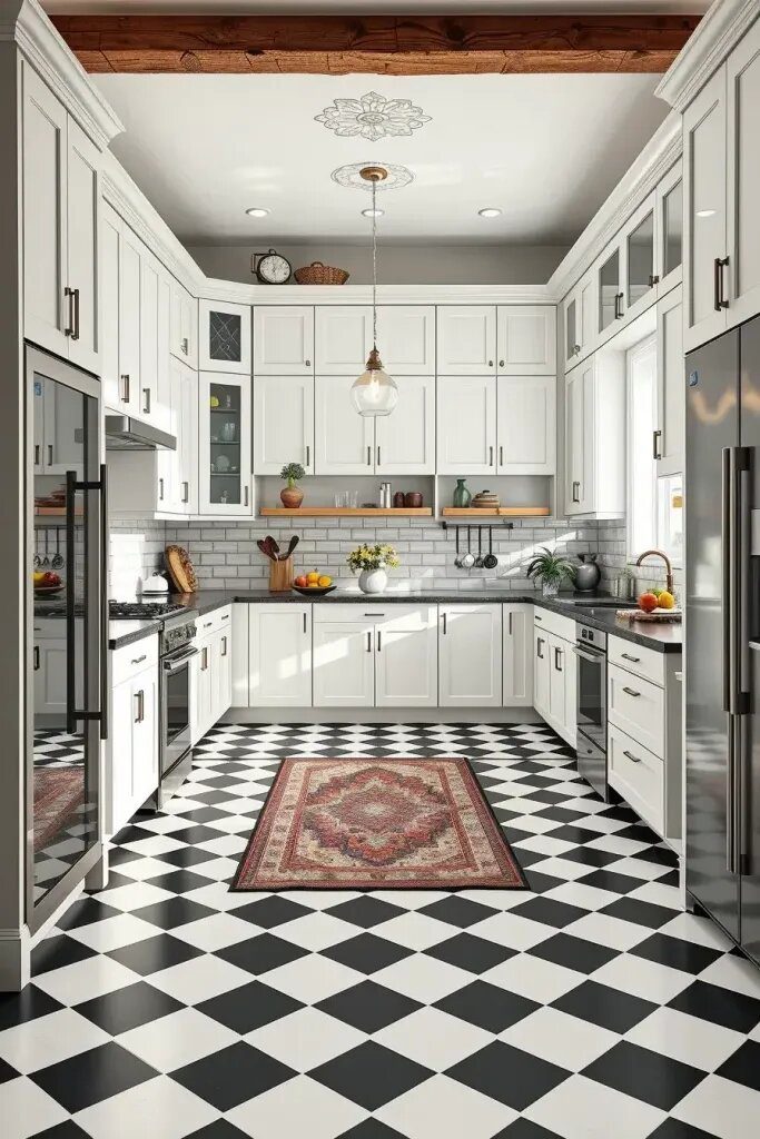 Checkerboard Floors Add Playful Charm - photo 2