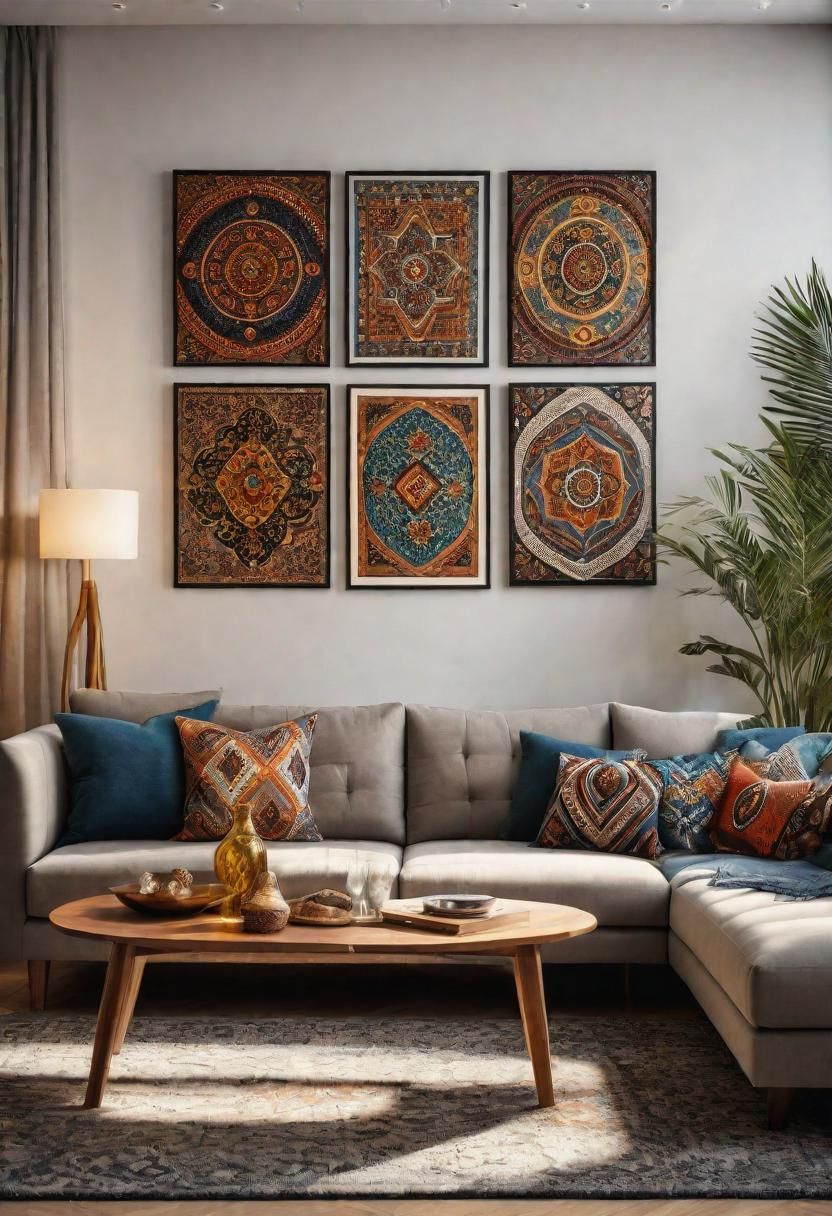 34. Global-Inspired Living Room Decor