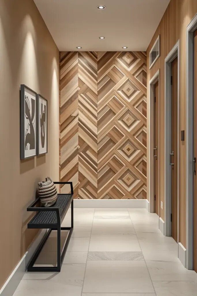 Geometric Timber Panels with Precision Detail - photo 2