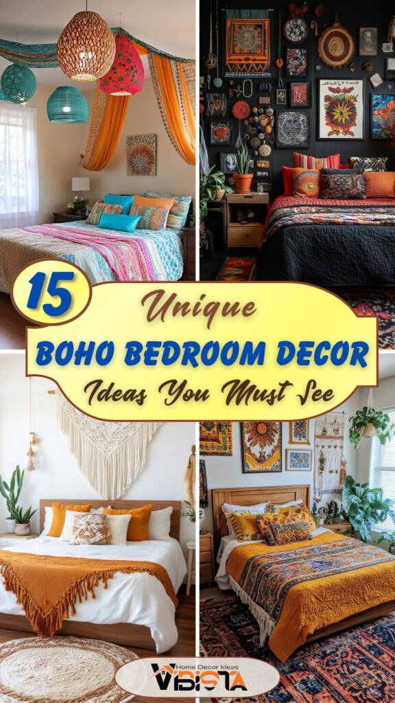 15 Unique Boho Bedroom Decor Ideas You Need To See