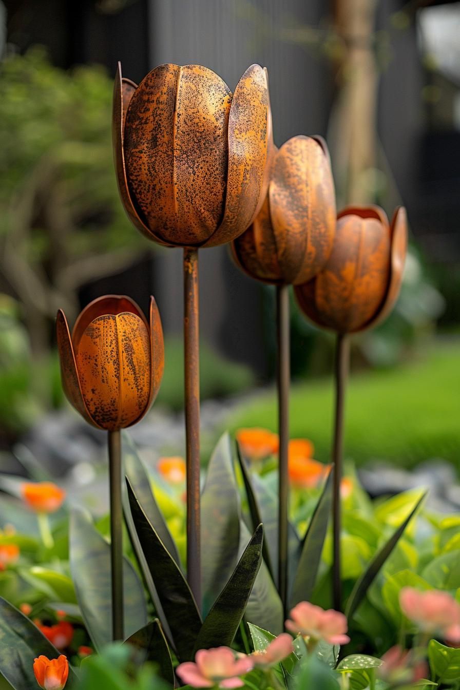 4. Metal Tulip Sculpture Designs - photo 3