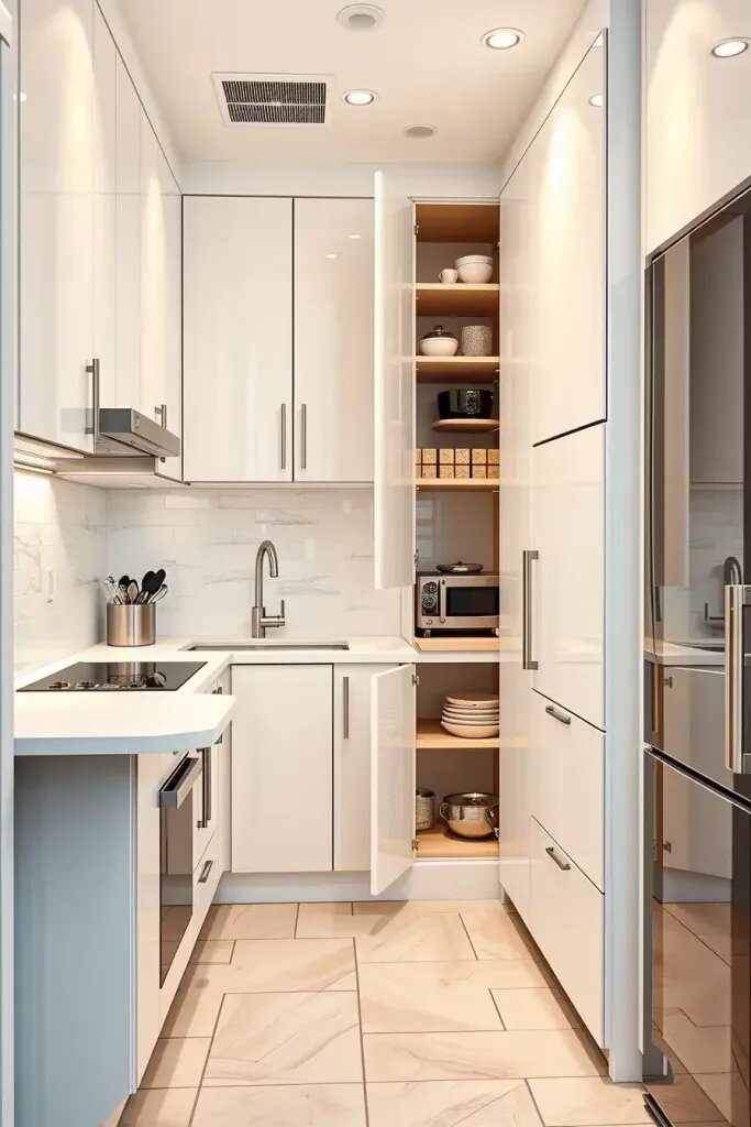 1. Space-Saving Tricks for a Stylish Tiny Kitchen - photo 2