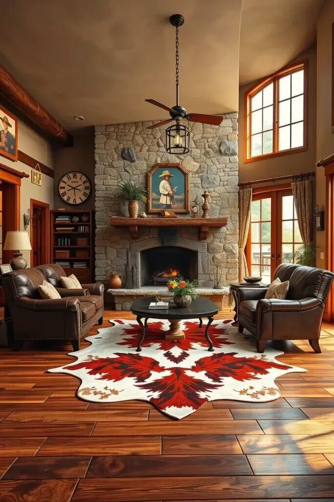 Cowhide Rugs for Rustic Charm - photo 2