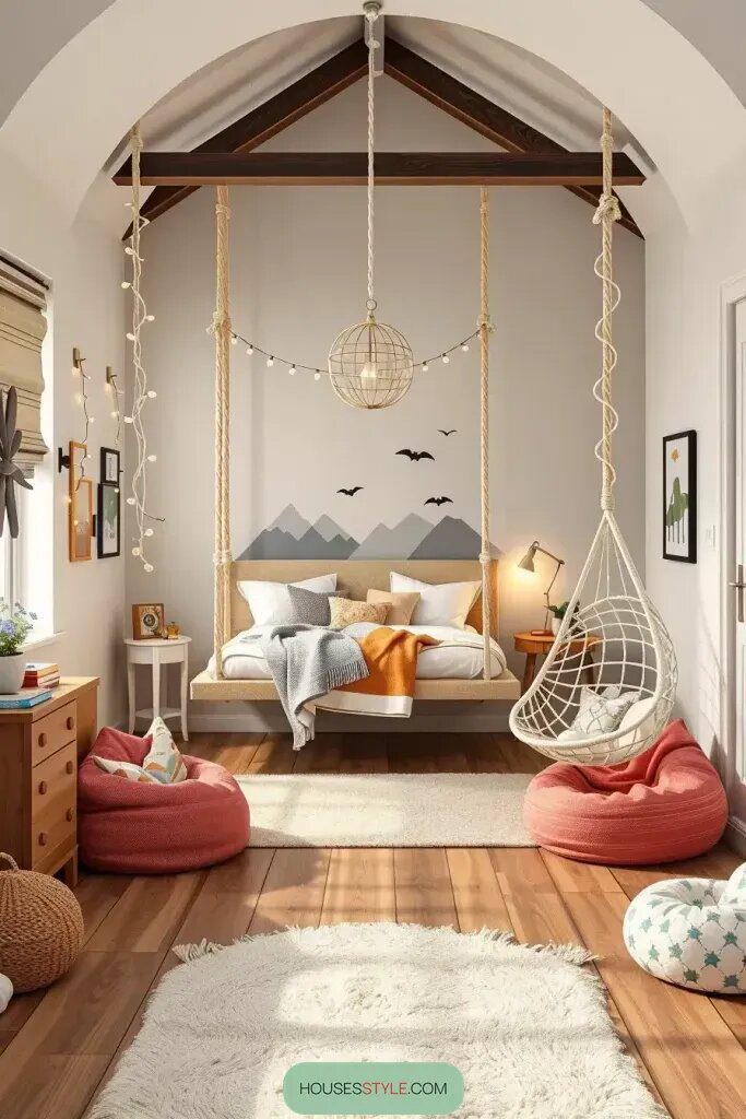 Suspended Hammocks and Floating Bed Designs