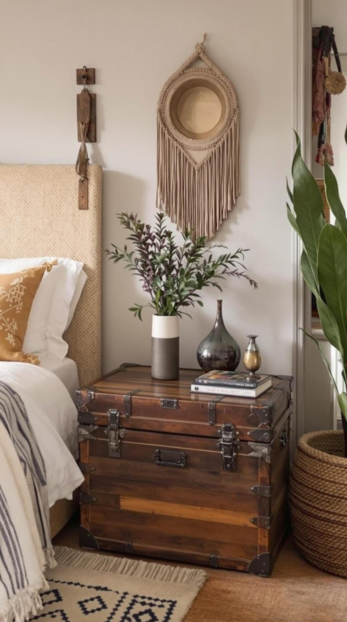 12. Trunk Table Ideas for Boho Bedrooms - photo 3