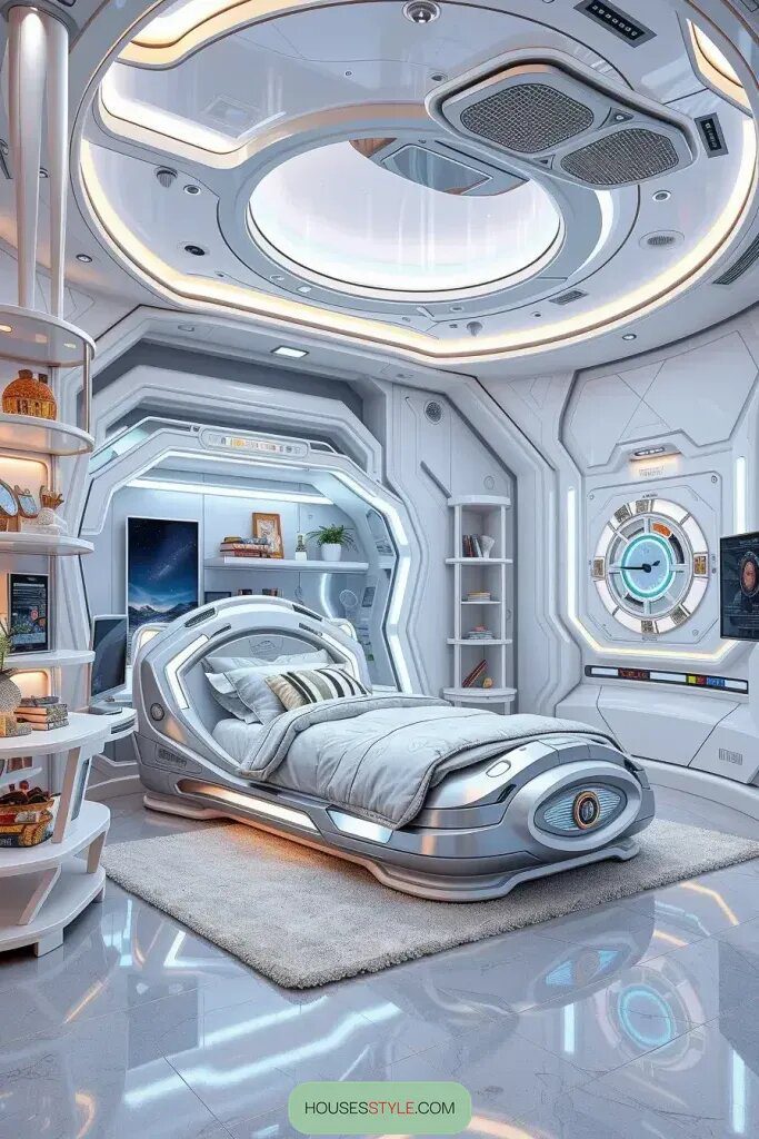 Space Pod Sleep Nooks for Future Astronauts
