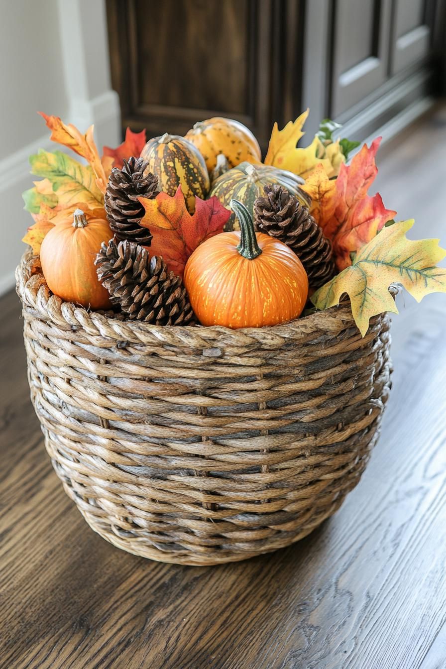 3. Styling Woven Baskets for Fall - photo 3