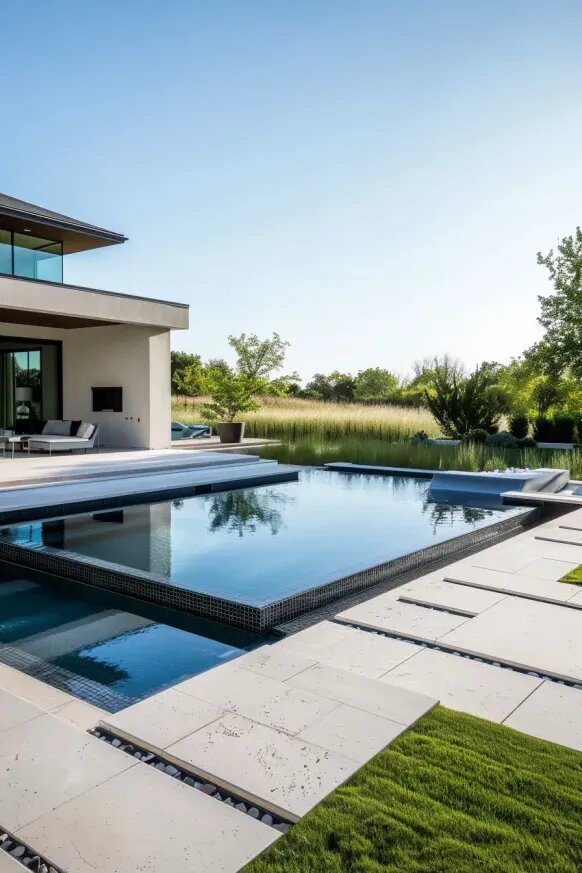 Luxury by the Pool: A Stylish and Roomy Retreat