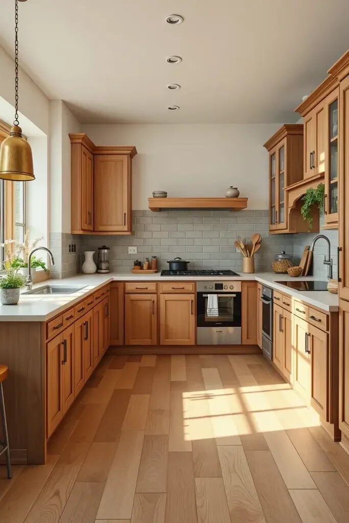 Organic Wood Cabinets With a Natural Finish - photo 2