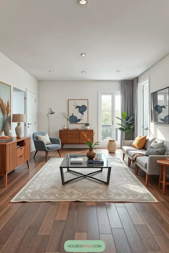 Improving Traffic Flow In Small Living Room Designs - photo 2