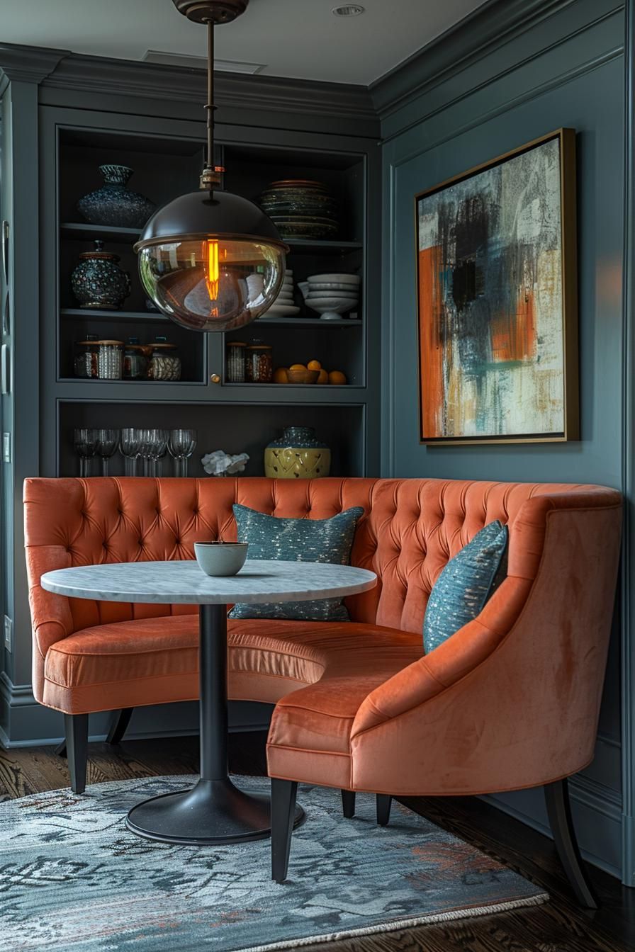 6. Modern Dining Booth Layout Ideas - photo 3