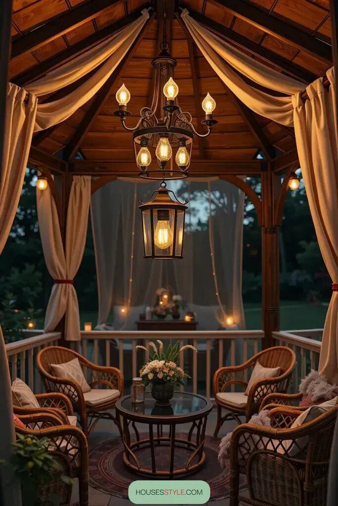 Lantern Chandeliers As A Standout Feature