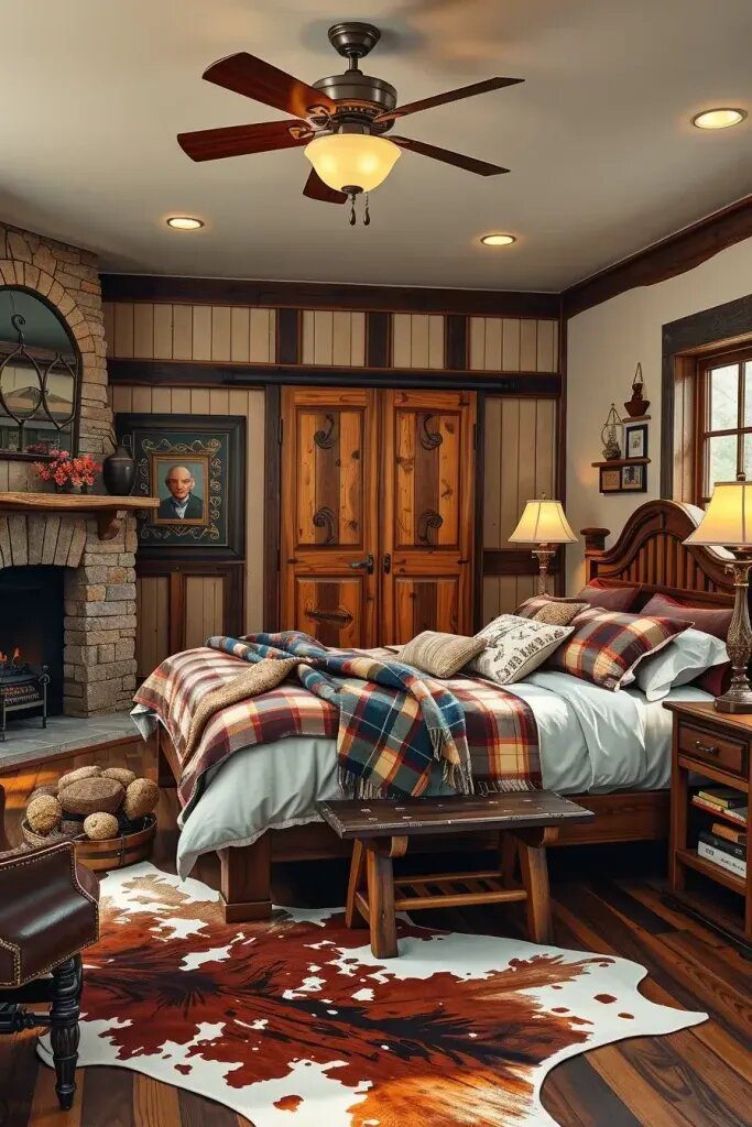 Country Charm for Rustic Bedrooms