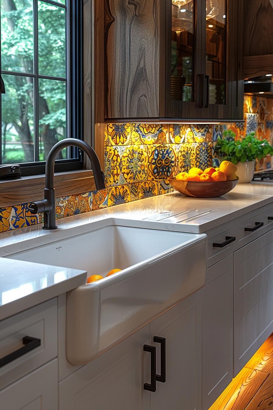 3. Bold Mosaic Backsplash Ideas - photo 4