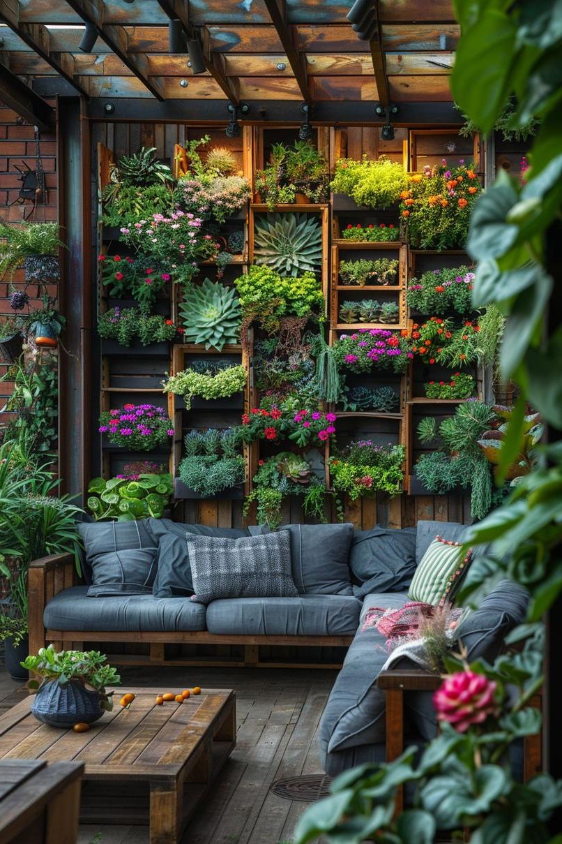 8. Living Succulent Wall Art