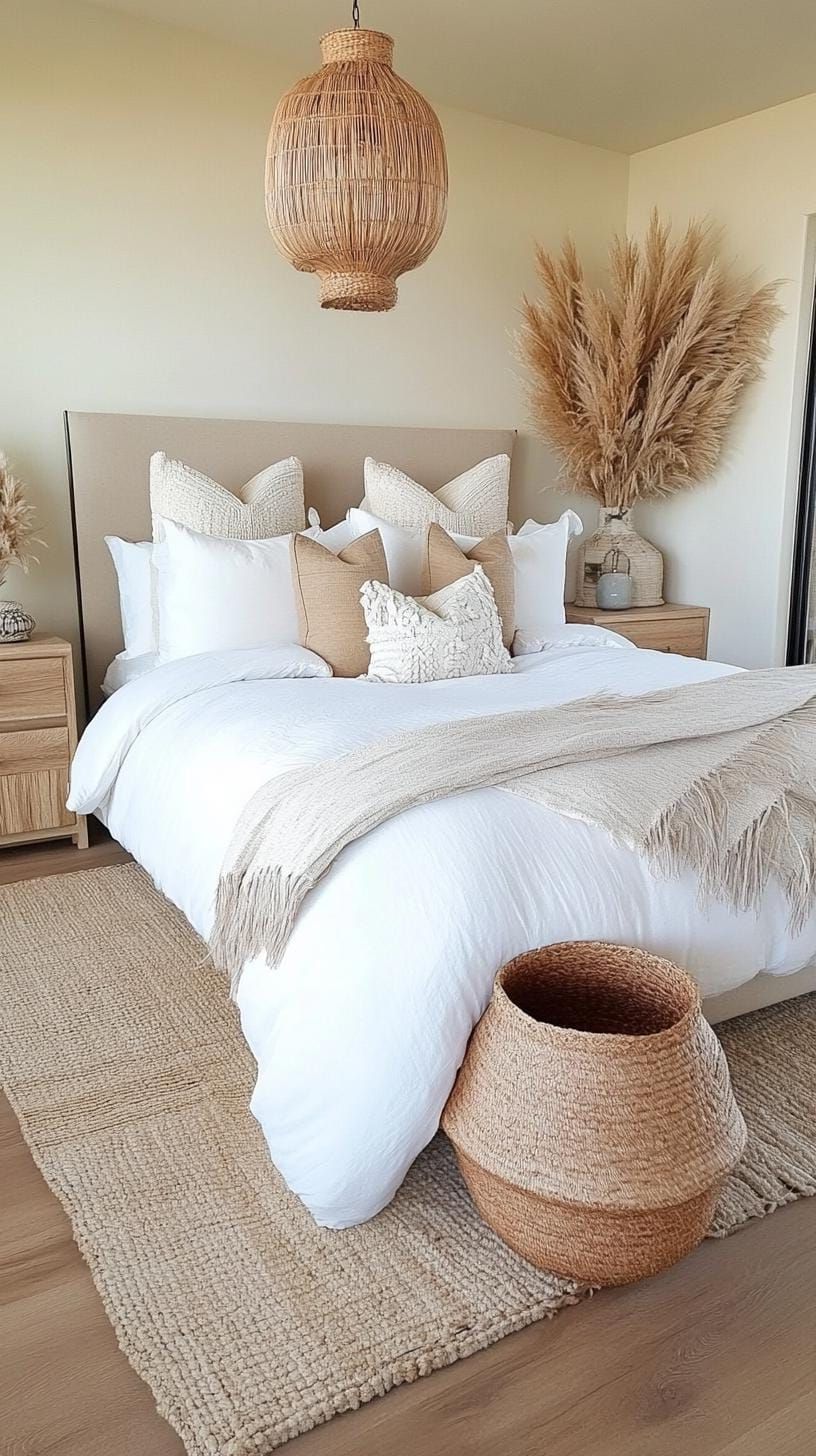 8. Dried Pampas Grass Floor Vases - photo 3
