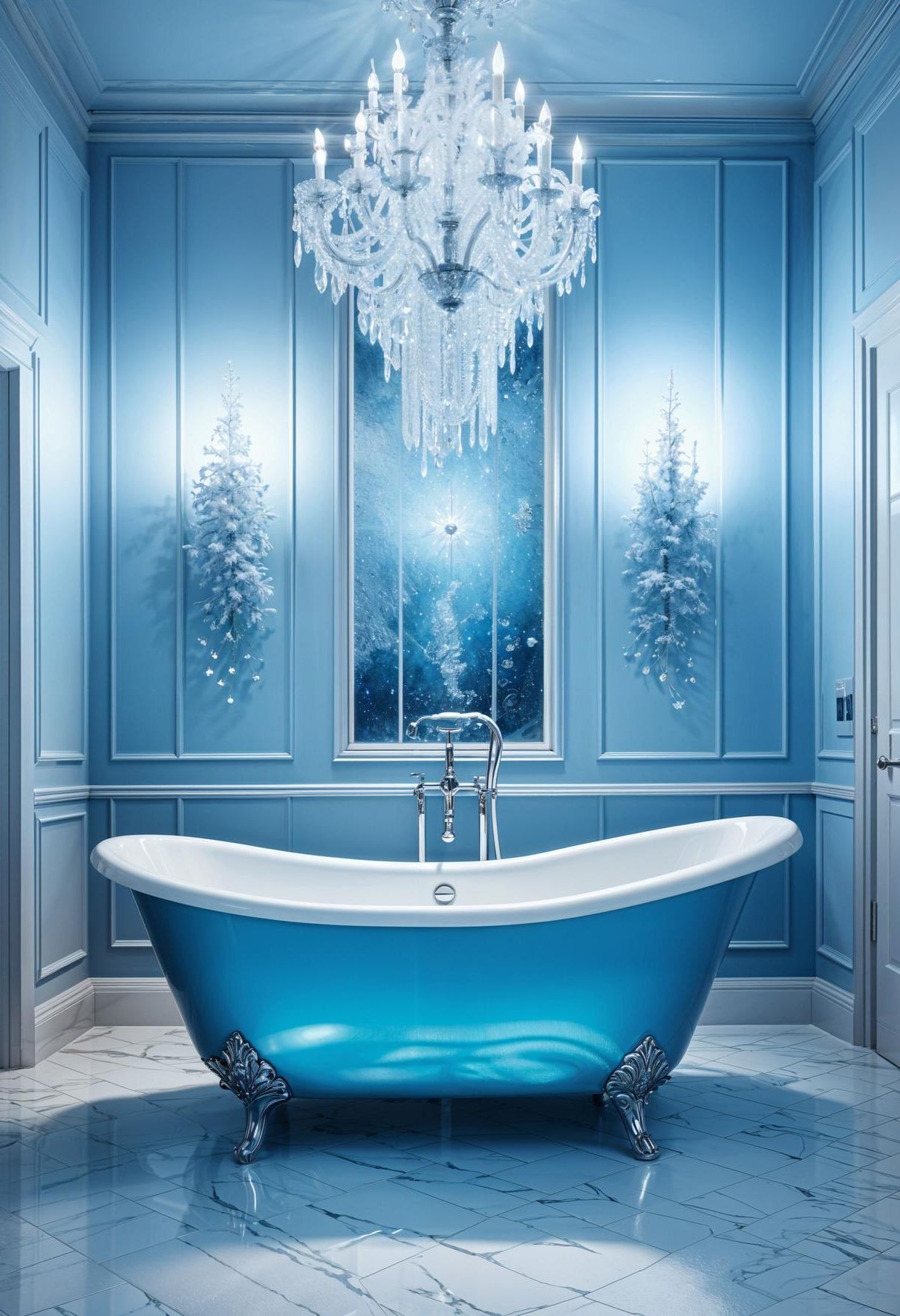 24. Frozen Fantasy Bathroom Theme - photo 2