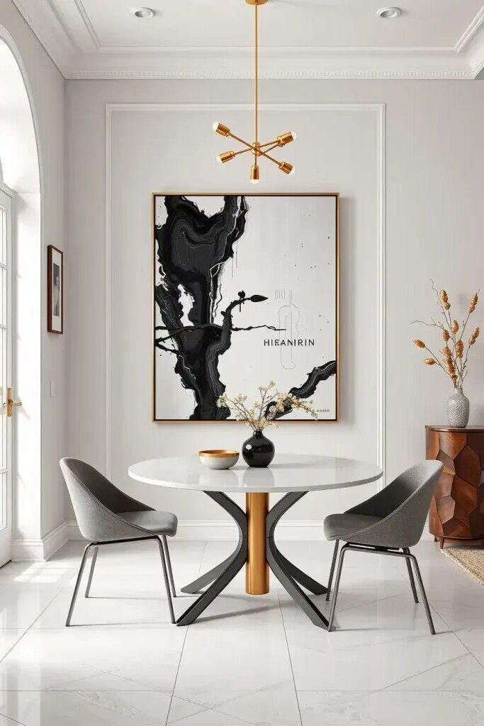 Unexpected Art Placement in Dining Areas - photo 2
