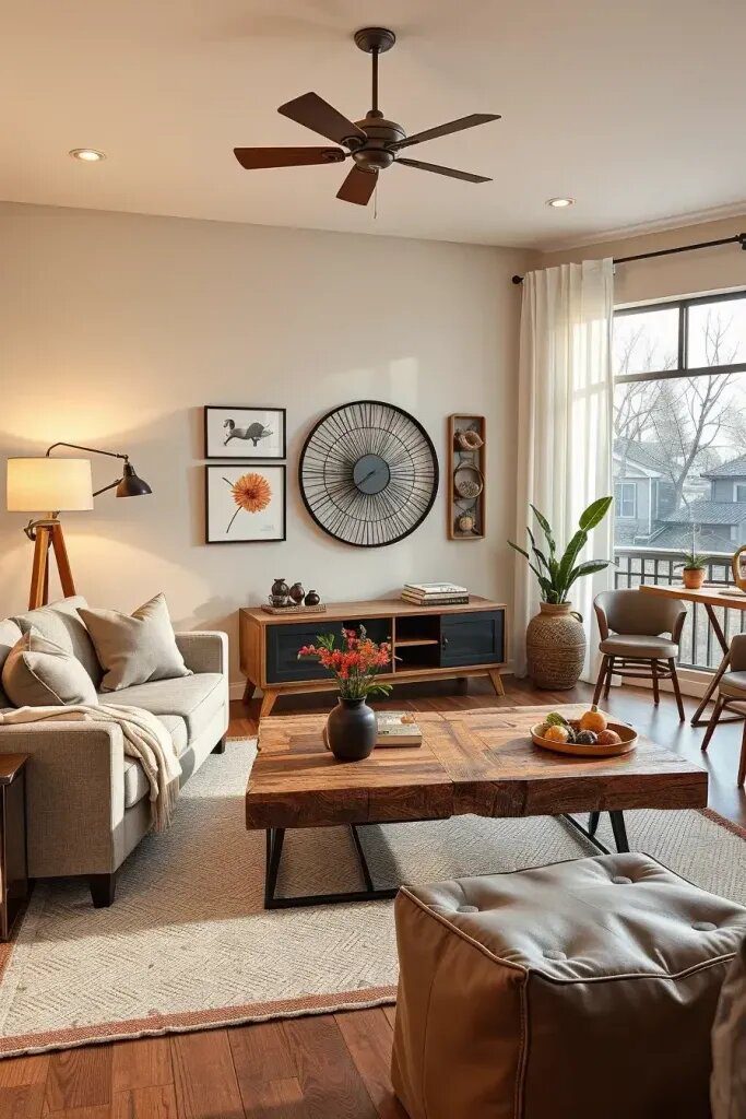 Achieving a Cozy and Modern Rustic Living Room Style - photo 2