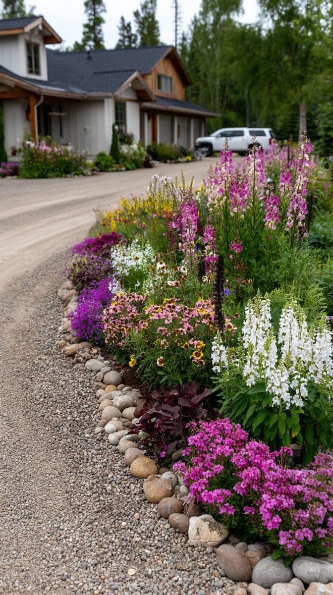 8. Flower Beds Along a Crushed Gravel Driveway - photo 3