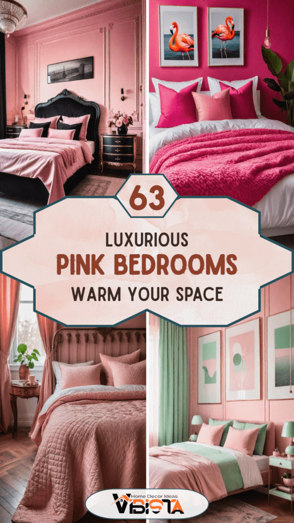63 Luxurious Pink Bedrooms to Warm Up Your Space